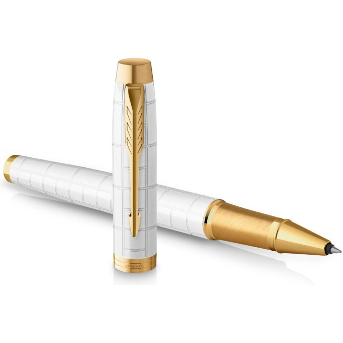 Ручка роллер PARKER IM PREMIUM T318 PEARL GT F 2143646